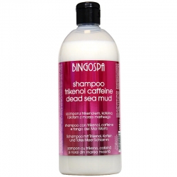 .BingoSpa Szampon przeciwłupieżowy z kofeiną i błotem z Morza Martwego 500ml .